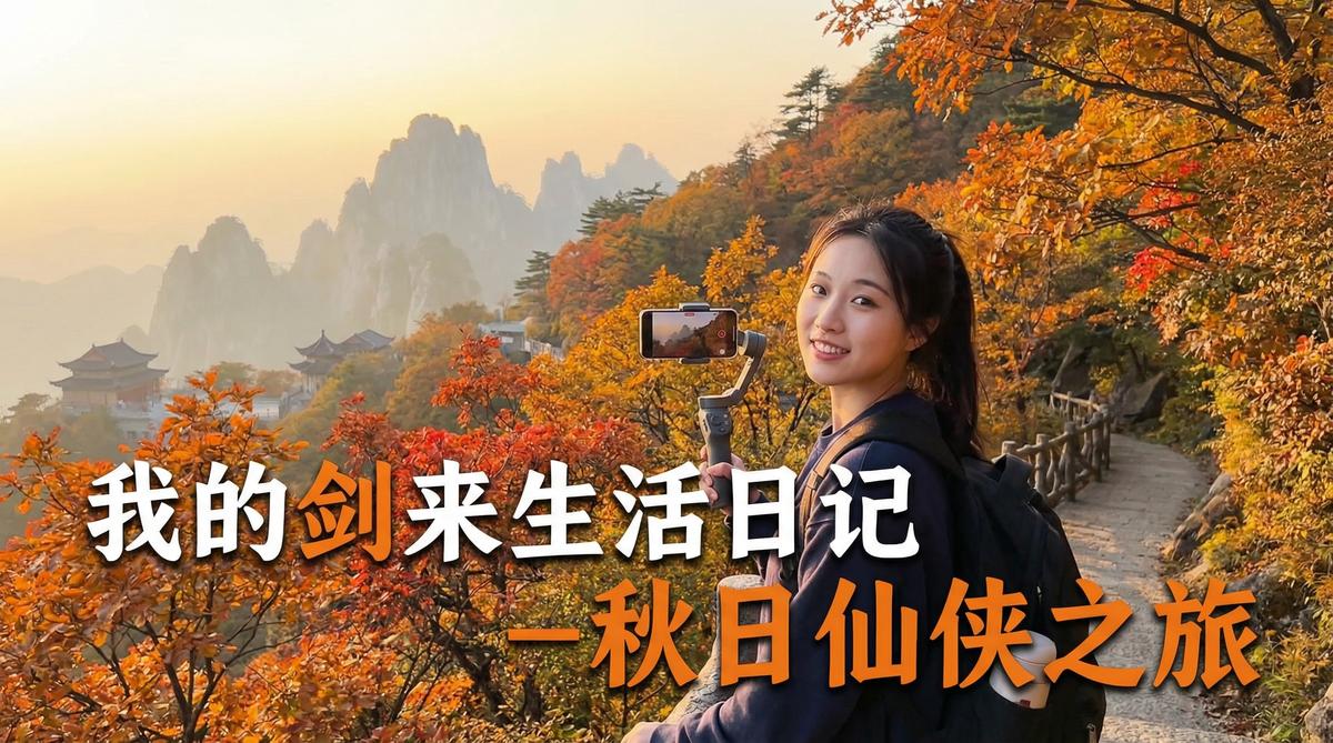 小马拉大车生活视频 - 小马拉大车户外生活视频：秋日山野Vlog视频 手持稳定器视频